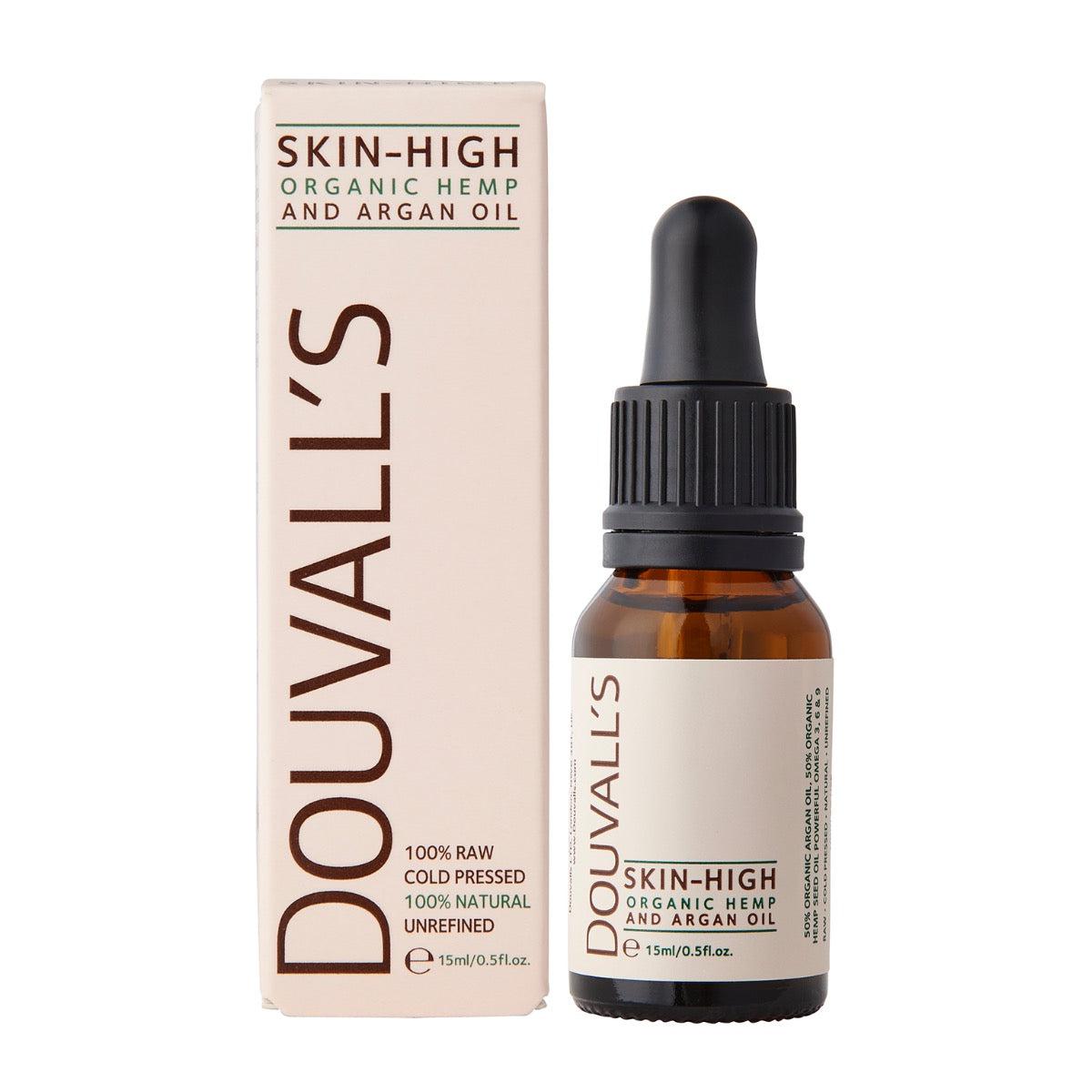 Olio di canapa e argan Skin-High 15 ml | Il concentrato di potenza definitivo per una pelle più forte e luminosa