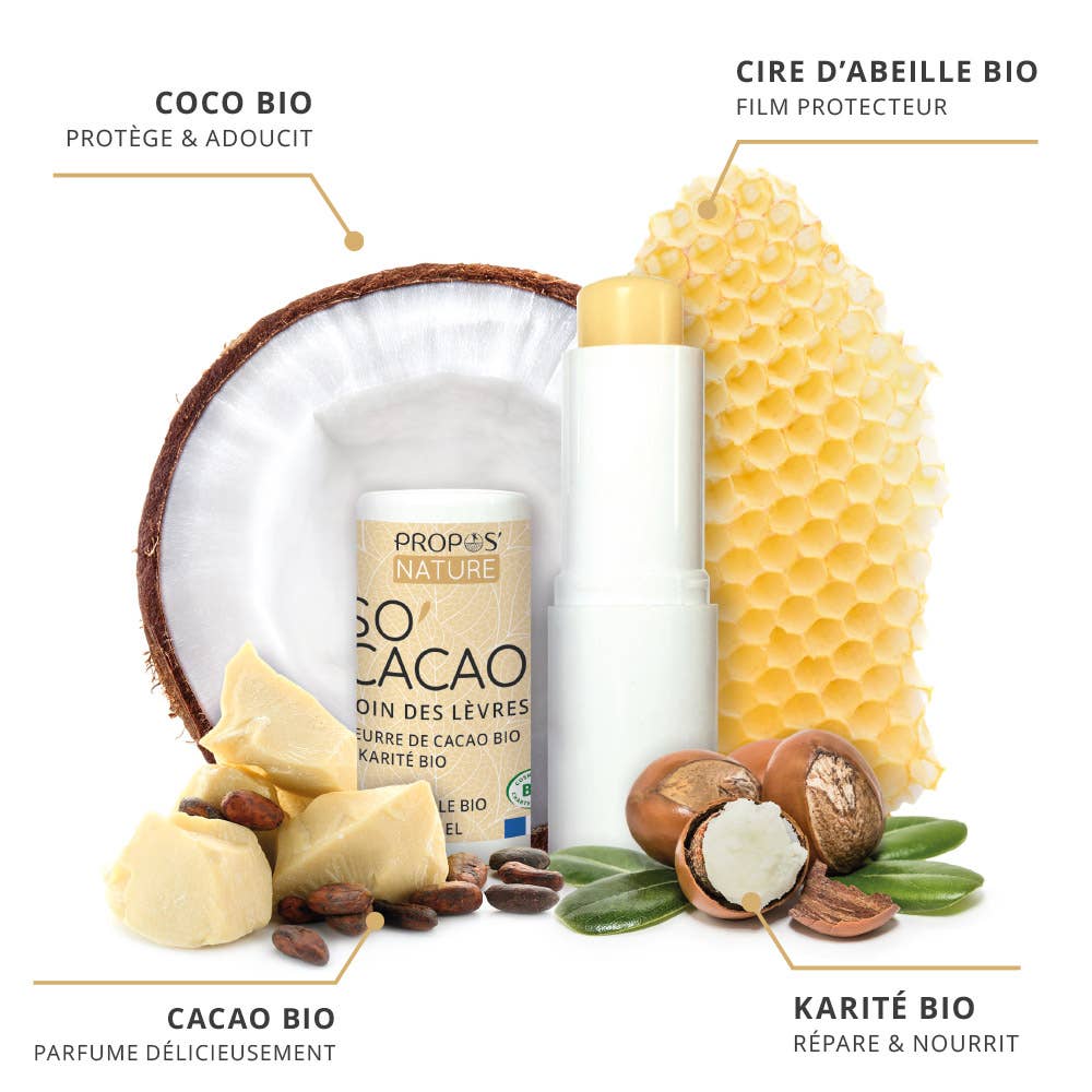 Balsamo Labbra Bio So'cacao - Burro di Cacao - 3,7g