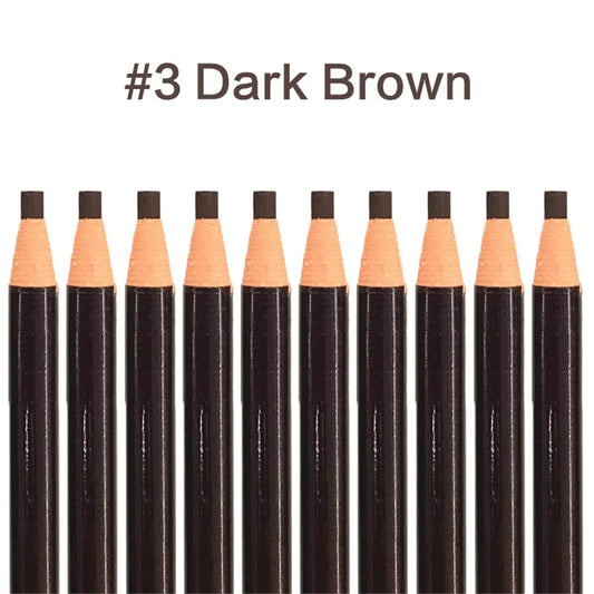 10pcs Eyebrow Pencil Women Makeup Tint Waterproof Hensi Cheap Pencil Black Brown Available Natural Beauty Cosmetics Wholesale