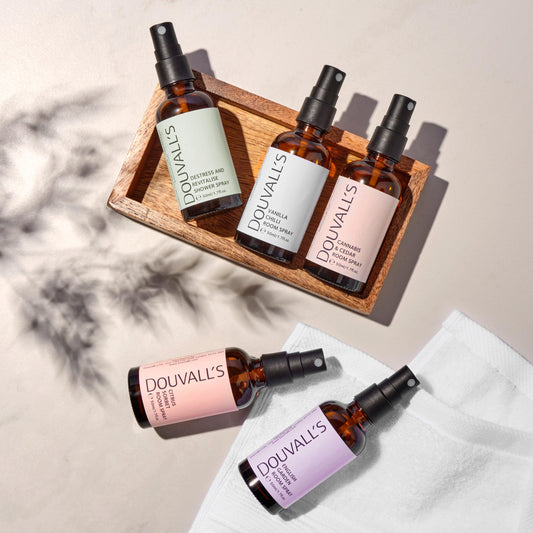 Spray doccia naturale biologico antistress e rivitalizzante da 50 ml | Profumo di agrumi rinvigorente per un'esperienza doccia da spa