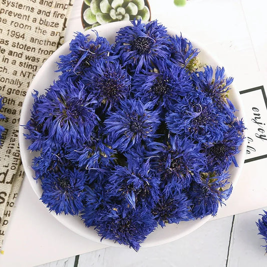 100% Natural Cornflower Blossom Fragrant Dried Flowers Bath Whitening Beauty Soap Candle Making Decor Homemade Room Fragrance